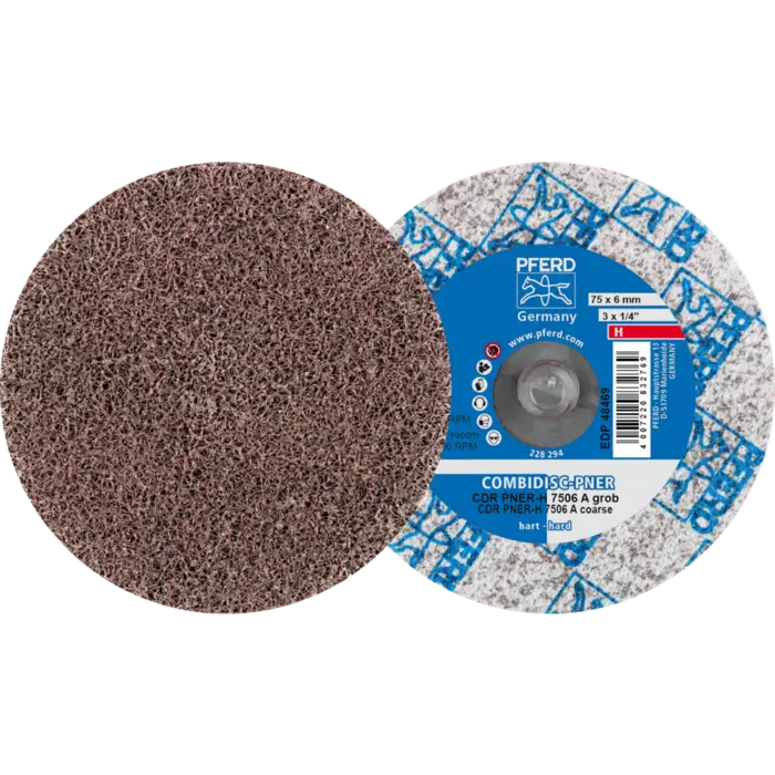 PFERD COMBIDISC-Schleifwerkzeuge CDR PNER-H 7506 A G