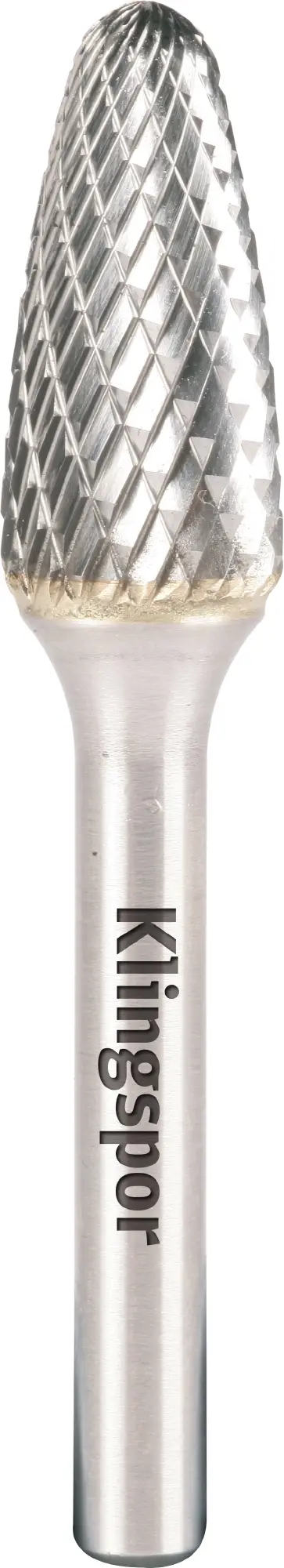 Klingspor - HF 100 F Hartmetallfräser, 9,6 x 19 x 6 mm Spezialverzahnung Inox