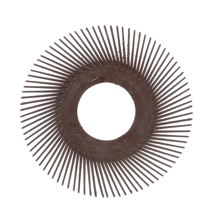 Scotch-Brite Radial Bristle Brush BB-ZB, gelb, 203,2 mm, P80, Typ S (Nachfüllpackung)