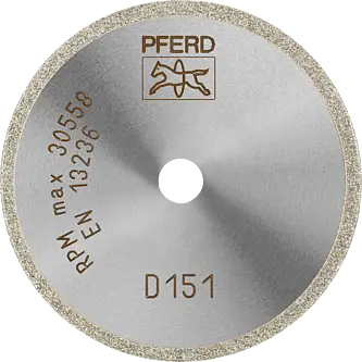 PFERD Dia.- und CBN-Trennwerkzeuge Galvanik D1A1R 50-1,4-6 D 151 GAD