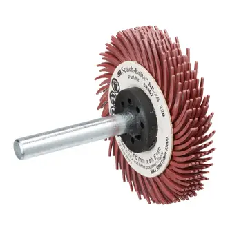 Scotch-Brite Bristle Disc BB-ZS mit Schaft, rot, 50,8 mm, P220, Typ C