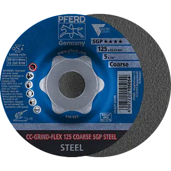 PFERD CC-GRIND (inkl. SOLID, FLEX, STRONG) CC-GRIND FLEX 125 COARSE SGP STEEL