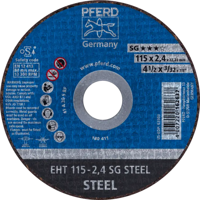 PFERD Trennscheiben EHT 115-2,4 SG STEEL