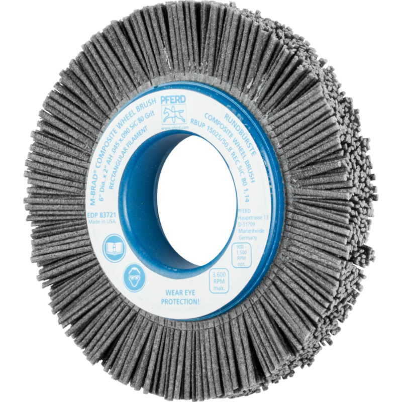 PFERD Bürsten mit Plastikkörper RBUP 15025/50,8 REC SiC 80 1,14