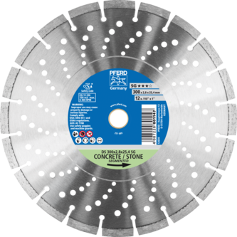 PFERD Diamantwerkzeuge für die Bauindustrie DS 300 x 2,8 x 25,4 SG