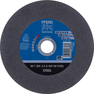 PFERD HEAVY DUTY SGP bis ? 2000 mm 80 T 300-3,4 Q SGP HD STEEL/25,4