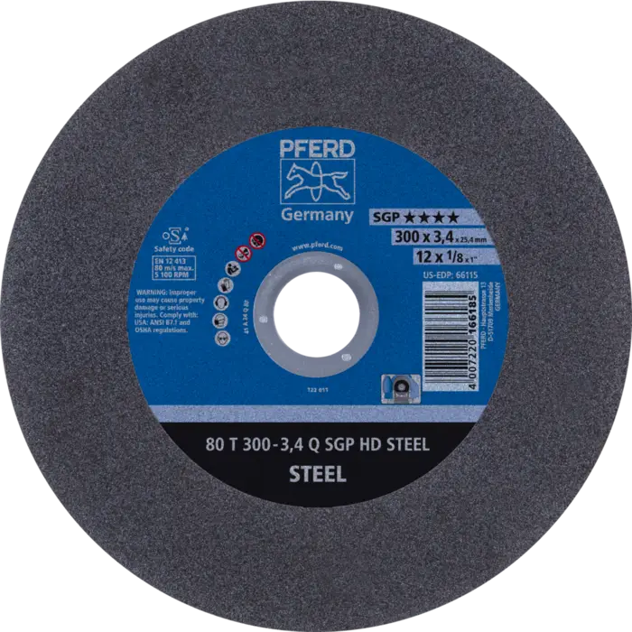 PFERD HEAVY DUTY SGP bis ? 2000 mm 80 T 300-3,4 Q SGP HD STEEL/25,4