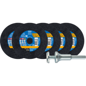 PFERD Trennscheiben STARTKIT EHT 76-1,0 PSF STEELOX/10 (5+1)