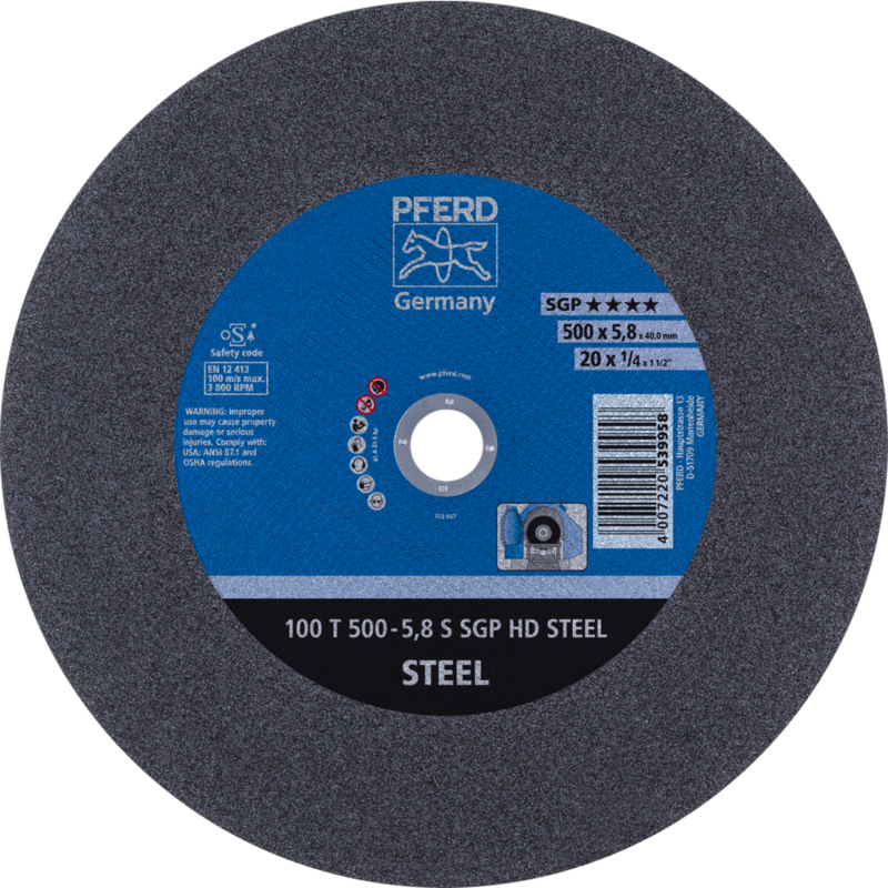 PFERD HEAVY DUTY SGP bis ? 2000 mm 100 T 500-5,8 S SGP HD STEEL/40,0