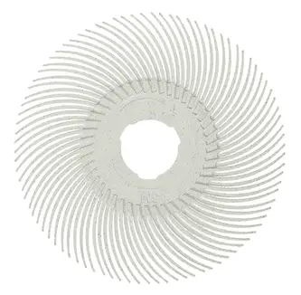 Scotch-Brite Radial Bristle Brush BB-ZB Einzelsegment, weiß, 193,5 mm, P120, Typ C (Nachfüllpackung)