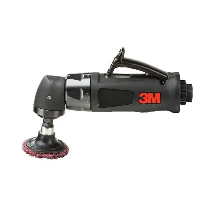 3M Roloc Druckluft-Winkelschleifer 2. Generation, 50 mm, 0,5 PS, 20.000 U/min, 6 mm Spannzange