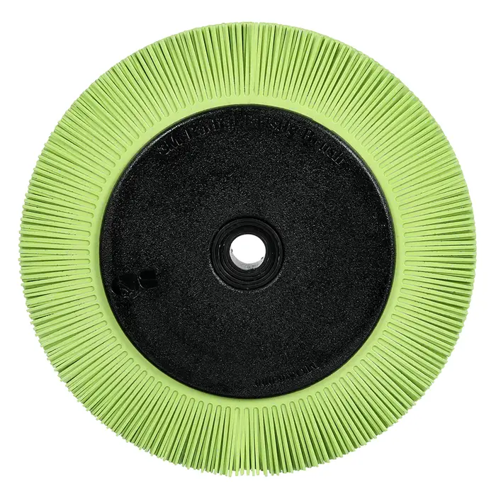 Scotch-Brite Precision Radial Bristle Brush, PN-RB, 50+, 203,2 mm x 25,4 mm x 31,75 mm (8 Zoll x 1 Zoll x 1-1/4 Zoll), Typ S, mit Flansch