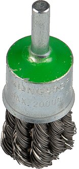 Klingspor - BPS 600 Z Pinselbürste gezopft Anzahl Reihen 1, 22 x 6 mm 0,35 Edelstahl