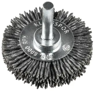 Klingspor - BRS 600 P Schaftrundbürste 600 P, 50 x 9 x 6 mm Polyamid SIC Korn 120