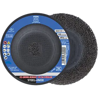 PFERD CC-GRIND (inkl. SOLID, FLEX, STRONG) CC-GRIND ROBUST 115 SG STEELOX