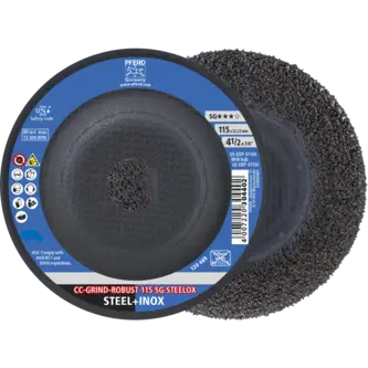 PFERD CC-GRIND (inkl. SOLID, FLEX, STRONG) CC-GRIND ROBUST 115 SG STEELOX