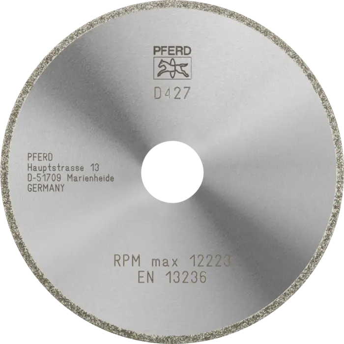 PFERD Dia.- und CBN-Trennwerkzeuge Galvanik D1A1R 125-2-22,23 D 427 GAD