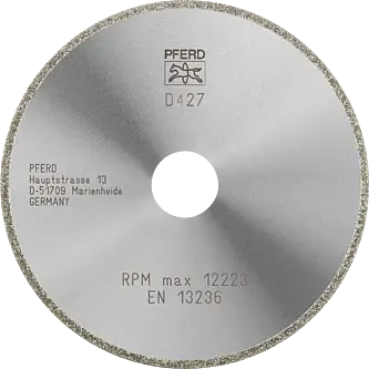 PFERD Dia.- und CBN-Trennwerkzeuge Galvanik D1A1R 125-2-22,23 D 427 GAD