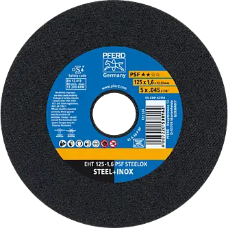PFERD Trennscheiben EHT 125-1,6 PSF STEELOX (10)