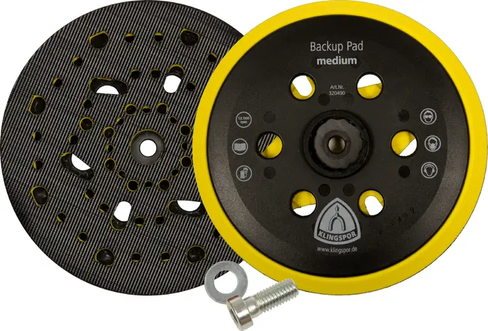 Klingspor - HST 555 A Haftstützteller, 150 mm MEDIUM Gewinde M 8