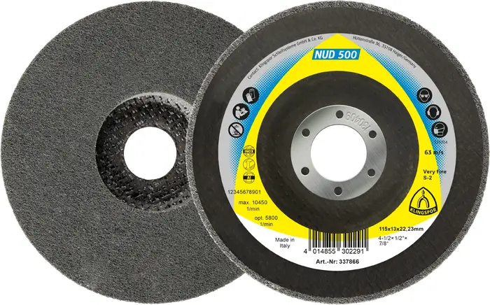 Klingspor - NUD 500 Kompaktscheibe, 125 x 13 x 22,23 mm Very Fine Siliziumkarbid