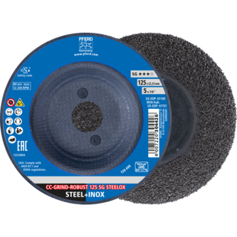 PFERD CC-GRIND (inkl. SOLID, FLEX, STRONG) CC-GRIND ROBUST 125 SG STEELOX