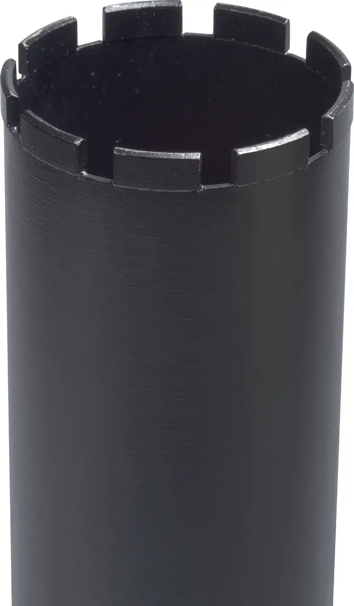 Klingspor - DK 654 B Bohrkrone, 202 x 4,5 x 450 mm 15 Segmente 24 x 4,5 x 11 mm, Standardverzahnung Gewinde 1 1/4