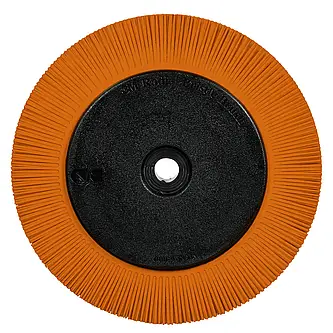 Scotch-Brite Precision Radial Bristle Brush, PN-RB, 80+, 203,2 mm x 25,4 mm x 31,75 mm (8 Zoll x 1 Zoll x 1-1/4 Zoll), Typ S, mit Flansch
