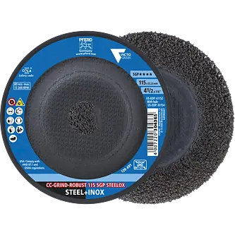 PFERD CC-GRIND (inkl. SOLID, FLEX, STRONG) CC-GRIND ROBUST 115 SGP STEELOX