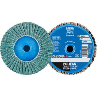 PFERD COMBIDISC-Schleifwerkzeuge CD PFF 75 Z 40