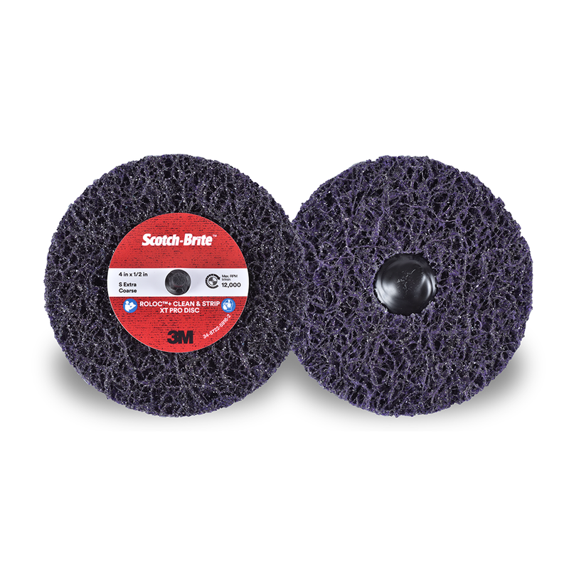 Scotch-Brite Roloc+ Grobreinigungsscheibe XT-ZR Pro, 100 mm x 13 mm x 6 mm, S XCRS