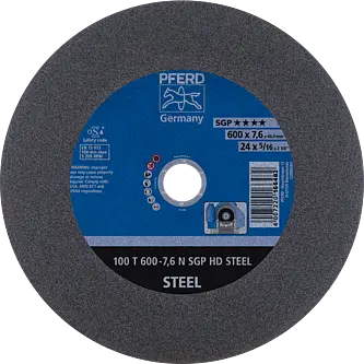 PFERD HEAVY DUTY SGP bis ? 2000 mm 100 T 600-7,6 N SGP HD STEEL/60,0