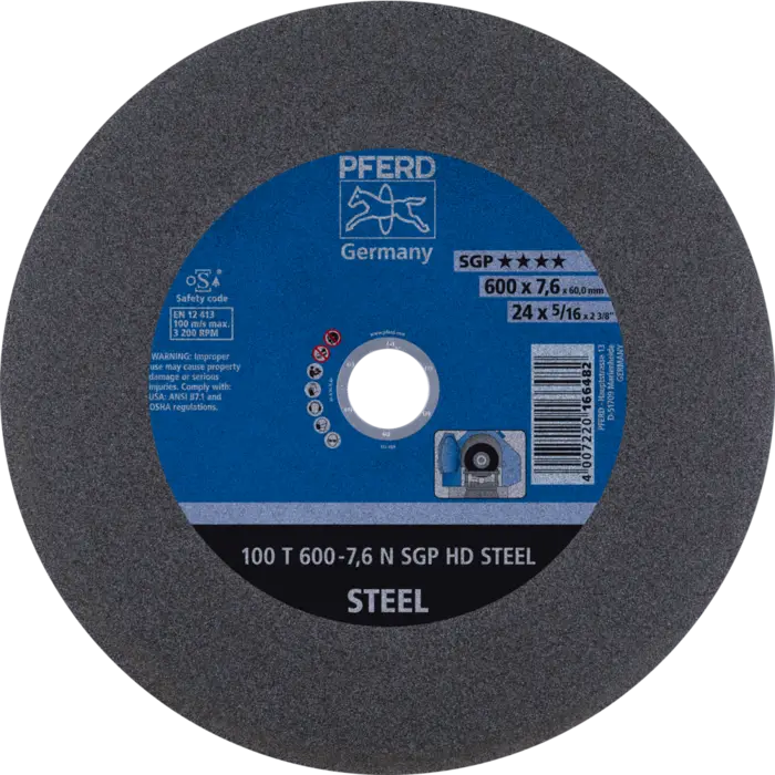 PFERD HEAVY DUTY SGP bis ? 2000 mm 100 T 600-7,6 N SGP HD STEEL/60,0
