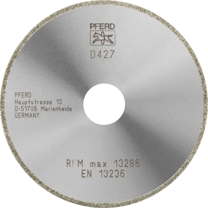 PFERD Dia.- und CBN-Trennwerkzeuge Galvanik D1A1R 115-2-22,23 D 427 GAD