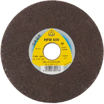 Klingspor - MFW 600 UNITIZED WHEEL Kompaktscheibe, 150 x 6 x 25,4 mm Coarse Siliziumkarbid