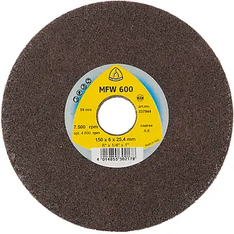 Klingspor - MFW 600 UNITIZED WHEEL Kompaktscheibe, 150 x 6 x 25,4 mm Coarse Siliziumkarbid