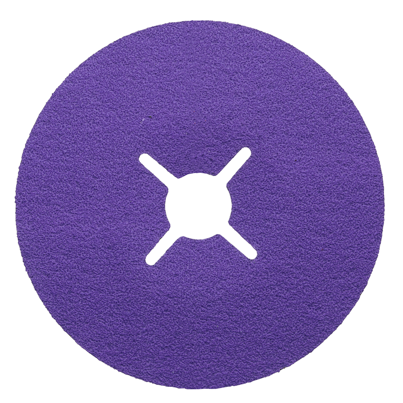 3M Cubitron 3 Fiberscheibe 1187C, 80+, 115 mm x 22 mm, Slotted, 25/Bag, 100 ea/Case