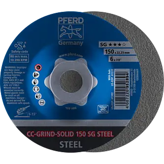 PFERD CC-GRIND (inkl. SOLID, FLEX, STRONG) CC-GRIND SOLID 150 SG STEEL