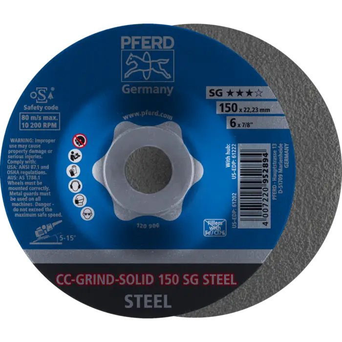 PFERD CC-GRIND (inkl. SOLID, FLEX, STRONG) CC-GRIND SOLID 150 SG STEEL