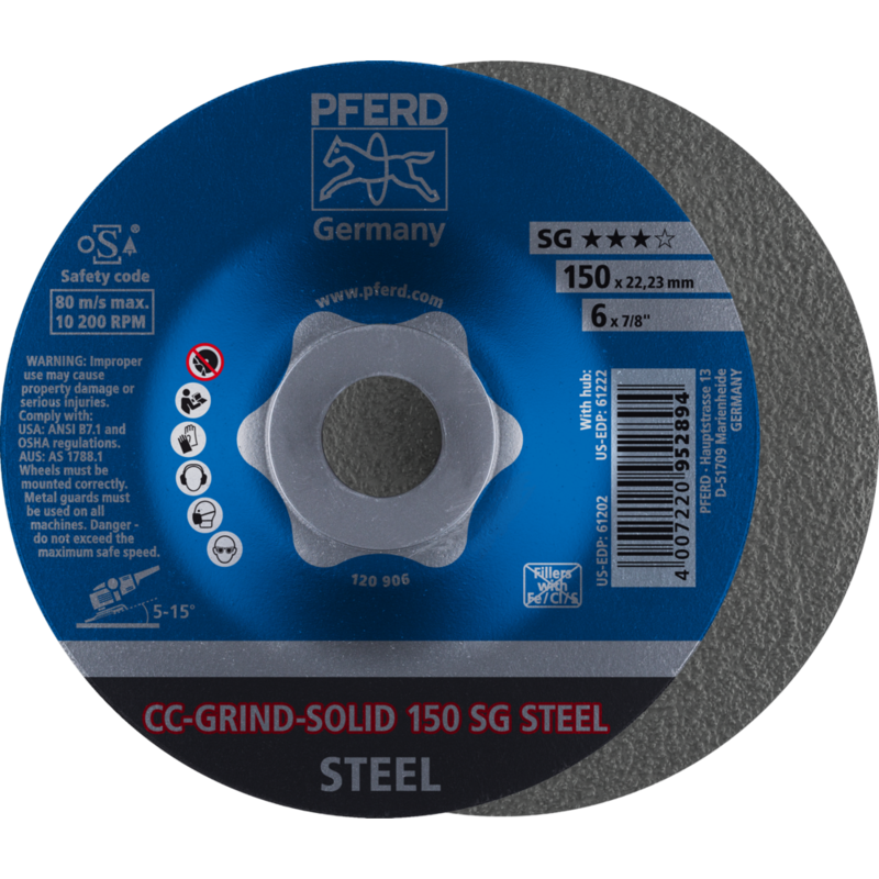 PFERD CC-GRIND (inkl. SOLID, FLEX, STRONG) CC-GRIND SOLID 150 SG STEEL