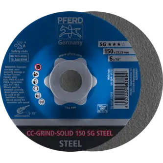 PFERD CC-GRIND (inkl. SOLID, FLEX, STRONG) CC-GRIND SOLID 150 SG STEEL