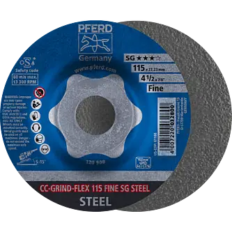PFERD CC-GRIND (inkl. SOLID, FLEX, STRONG) CC-GRIND FLEX 115 SG STEEL FINE
