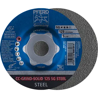 PFERD CC-GRIND (inkl. SOLID, FLEX, STRONG) CC-GRIND SOLID 125 SG STEEL