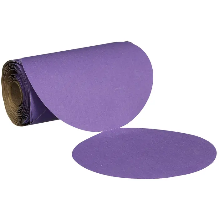 3M Cubitron II Stikit Papierscheibenrolle 732U, 500+ C-weight, 152 mm x NH, Die 600Z, 100 Discs/Roll, 4 Rolls/Case