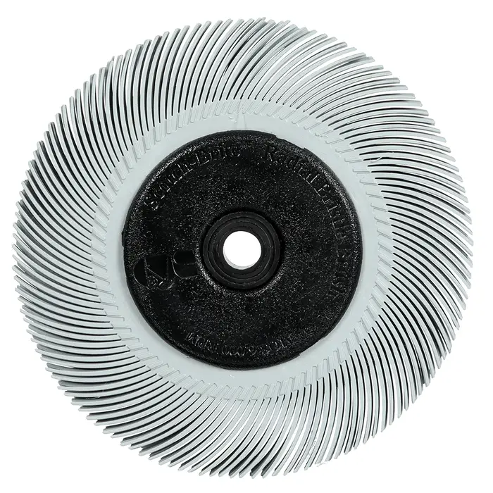 Scotch-Brite Precision Radial Bristle Brush, PN-RB, 120+, 193,675 mm x 25,4 mm x 31,75 mm (7-5/8 Zoll x 1 Zoll x 1-1/4 Zoll), Typ C, mit Flansch
