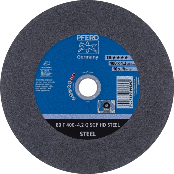 PFERD HEAVY DUTY SGP bis ? 2000 mm 80 T 400-4,2 Q SGP HD STEEL/40,0