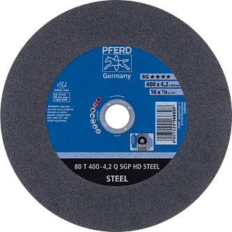 PFERD HEAVY DUTY SGP bis ? 2000 mm 80 T 400-4,2 Q SGP HD STEEL/40,0