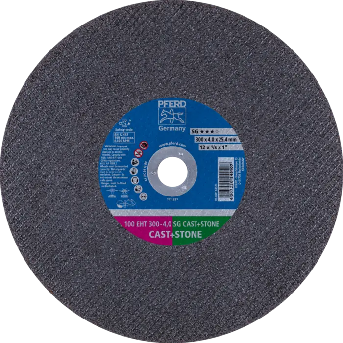 PFERD Trennscheiben 100 EHT 300-4,0 SG CAST+STONE/25,4