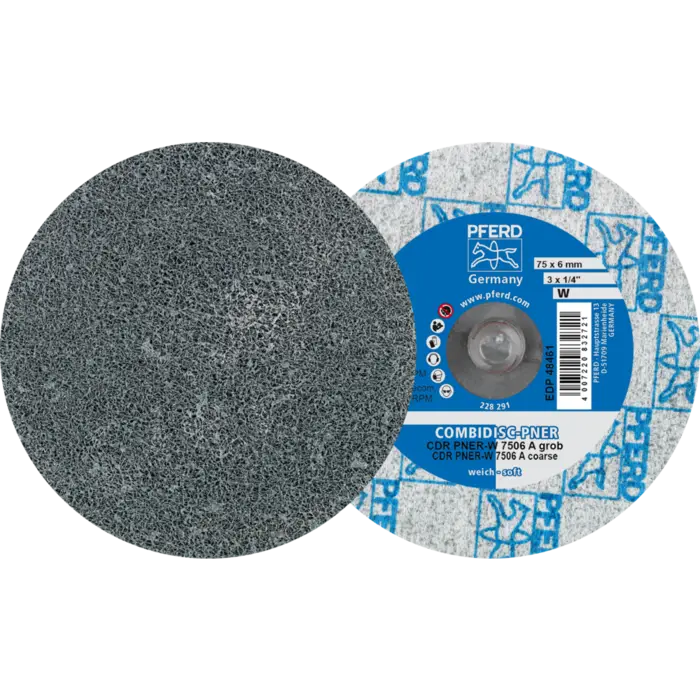 PFERD COMBIDISC-Schleifwerkzeuge CDR PNER-W 7506 A G