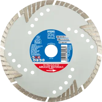 PFERD Diamantwerkzeuge für die Bauindustrie DG 178 x 2,5 x 22,23 SG